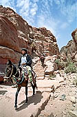 Petra - the walk which climbs up to the Monastery 